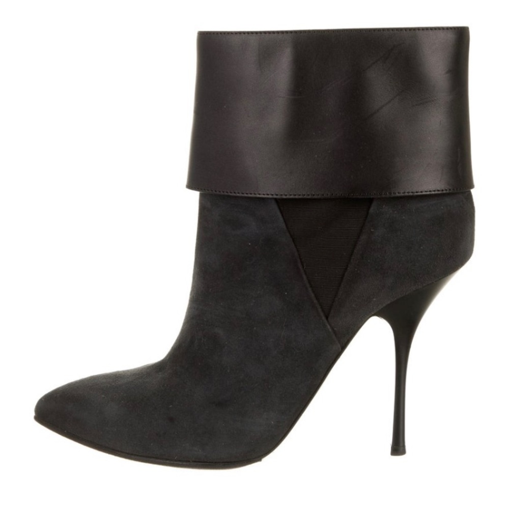 Giuseppe Zanotti grey leather boots size 9